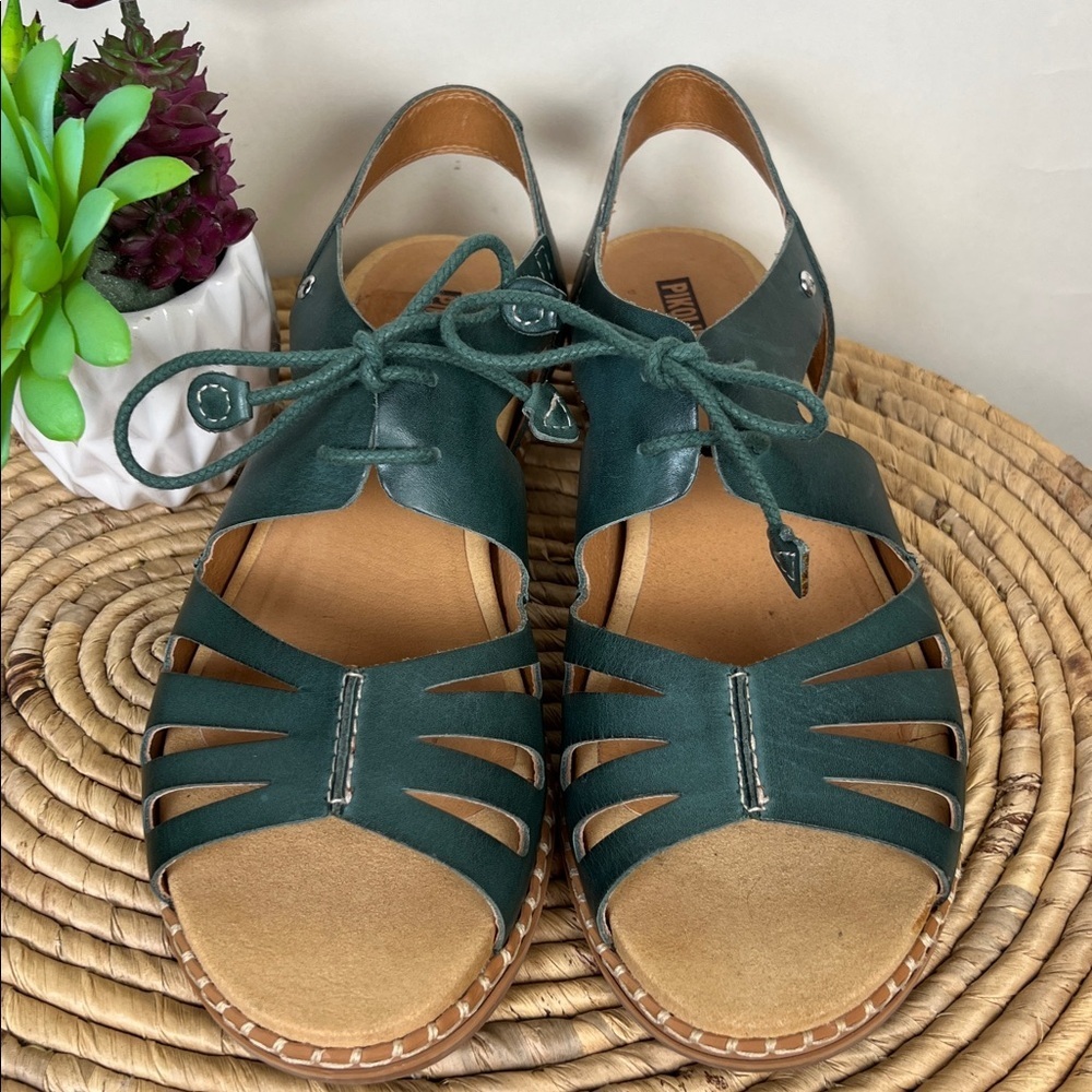 PIKOLINOS Marazul Sandals, Emerald Green, EU 41 - Picture 3 of 11